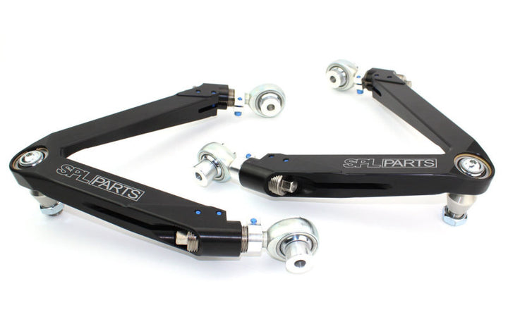 SPL Parts 03-08 Nissan 350Z Front Upper Camber/Caster Arms - Bull Strap