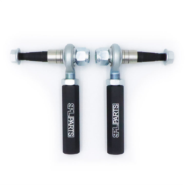 SPL Parts 03-08 Nissan 350Z V5 Front Outer Tie Rod Ends (Bumpsteer Adjustable) - Bull Strap