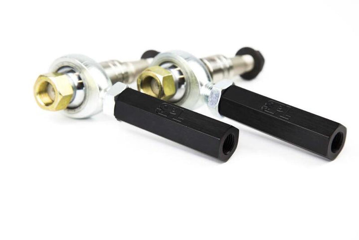 SPL Parts 03-08 Nissan 350Z V5 Front Outer Tie Rod Ends (Bumpsteer Adjustable) - Bull Strap