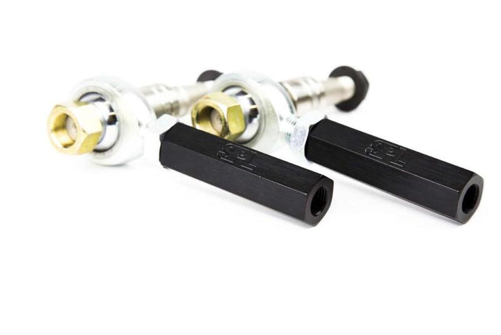 SPL Parts 03-08 Nissan 350Z V5 Front Outer Tie Rod Ends (Bumpsteer Adjustable) - Bull Strap