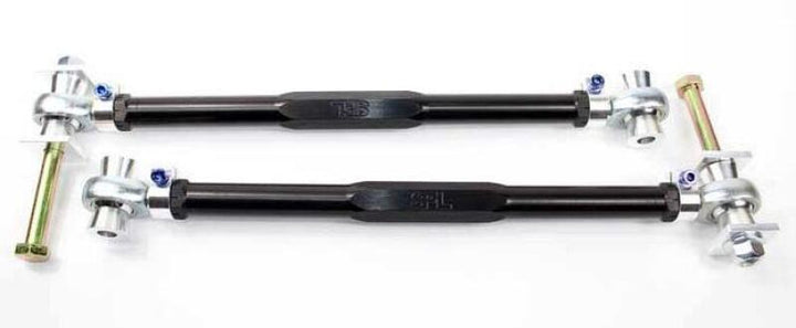 SPL Parts 06-13 BMW 3 Series/1 Series (E9X/E8X) Rear Toe Links w/Eccentric Lockouts (Excl M Models) - Bull Strap