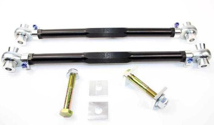 SPL Parts 06-13 BMW 3 Series/1 Series (E9X/E8X) Rear Toe Links w/Eccentric Lockouts (Excl M Models) - Bull Strap