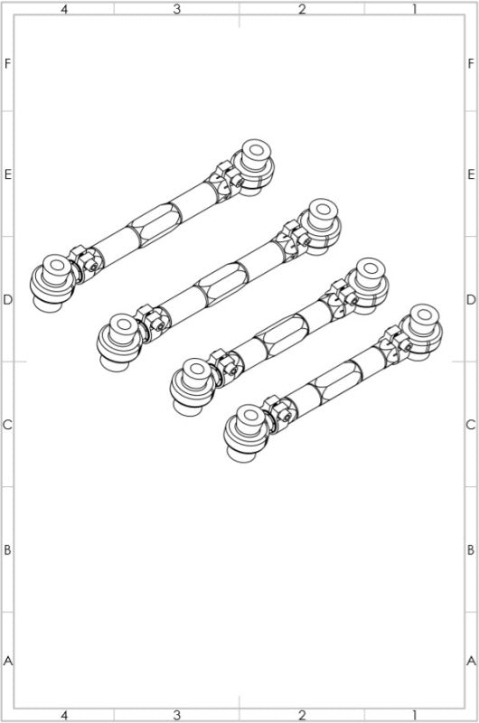 SPL Parts 06-13 BMW 3 Series/1 Series (E9X/E8X) Rear Upper Arm Links - Bull Strap