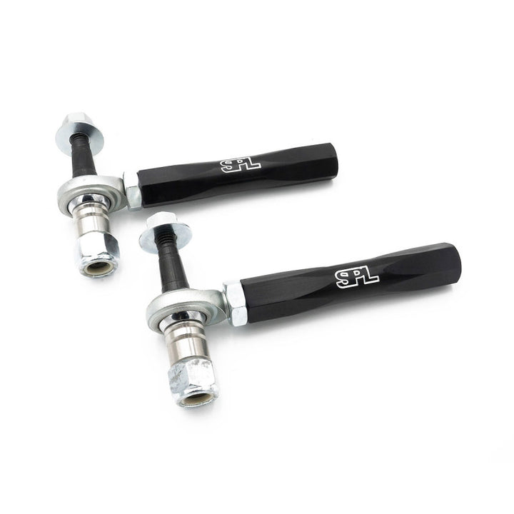 SPL Parts 06-15 Mazda Miata MX-5 (NC) / 03-12 Mazda RX-8 Front Tie Rod Ends Bumpsteer Adjustable - Bull Strap