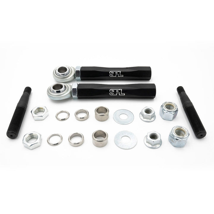 SPL Parts 06-15 Mazda Miata MX-5 (NC) / 03-12 Mazda RX-8 Front Tie Rod Ends Bumpsteer Adjustable - Bull Strap