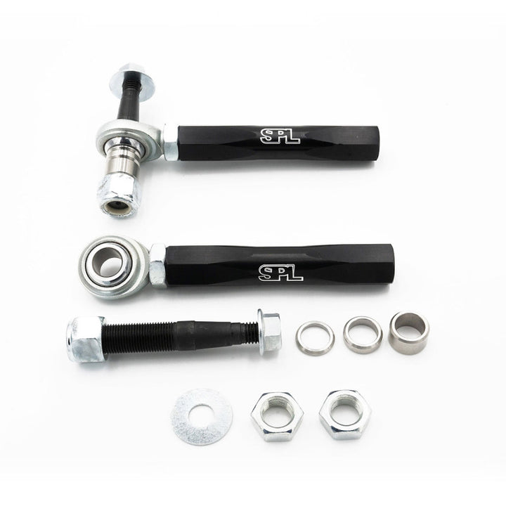 SPL Parts 06-15 Mazda Miata MX-5 (NC) / 03-12 Mazda RX-8 Front Tie Rod Ends Bumpsteer Adjustable - Bull Strap