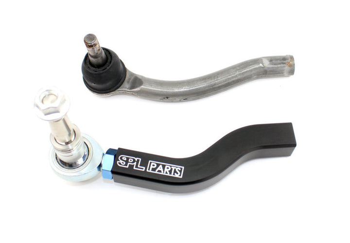 SPL Parts 2008+ Nissan GT-R (R35) / 2009+ Nissan 370Z (Z34) Front Outer Tie Rod Ends (Bumpsteer Adj) - Bull Strap