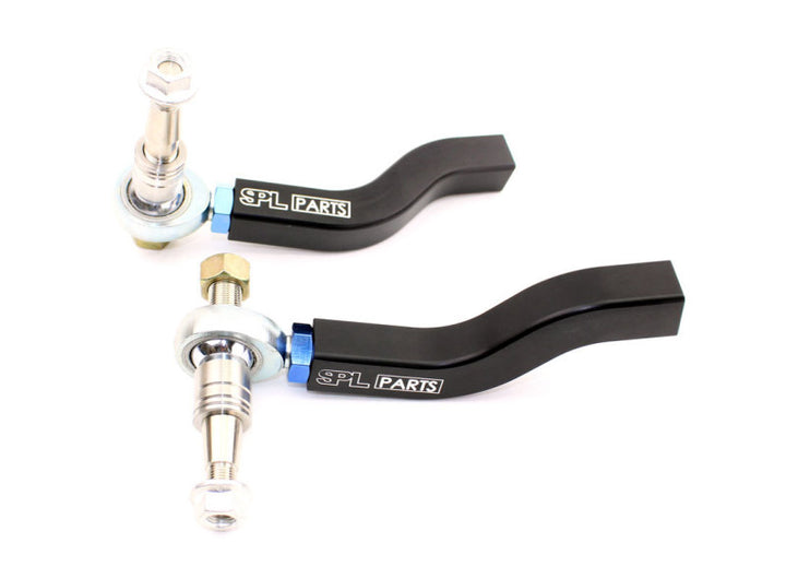 SPL Parts 2008+ Nissan GT-R (R35) / 2009+ Nissan 370Z (Z34) Front Outer Tie Rod Ends (Bumpsteer Adj) - Bull Strap