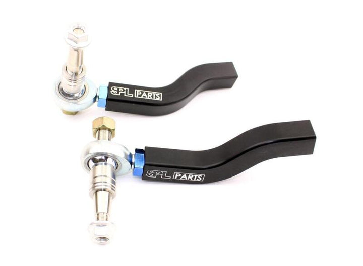 SPL Parts 2008+ Nissan GT-R (R35) / 2009+ Nissan 370Z (Z34) Front Outer Tie Rod Ends (Bumpsteer Adj) - Bull Strap