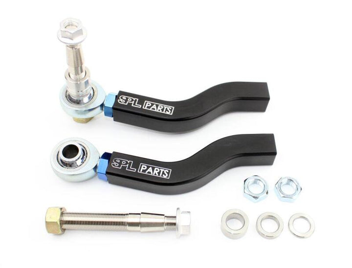 SPL Parts 2008+ Nissan GT-R (R35) / 2009+ Nissan 370Z (Z34) Front Outer Tie Rod Ends (Bumpsteer Adj) - Bull Strap