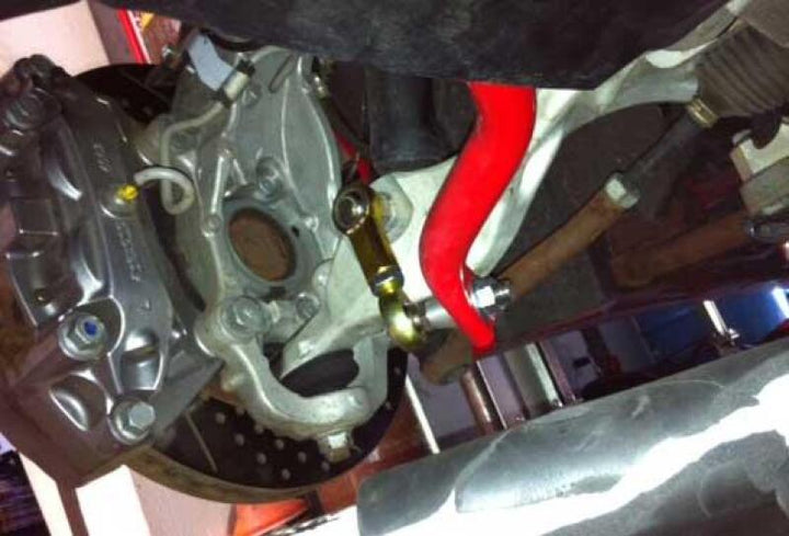 SPL Parts 2009+ Nissan 370Z Front Swaybar Endlinks - Bull Strap