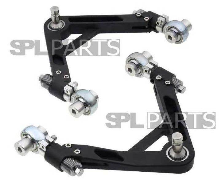 SPL Parts 2009+ Nissan 370Z Front Upper Camber/Caster Arms - Bull Strap