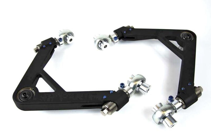 SPL Parts 2009+ Nissan 370Z Front Upper Camber/Caster Arms - Bull Strap