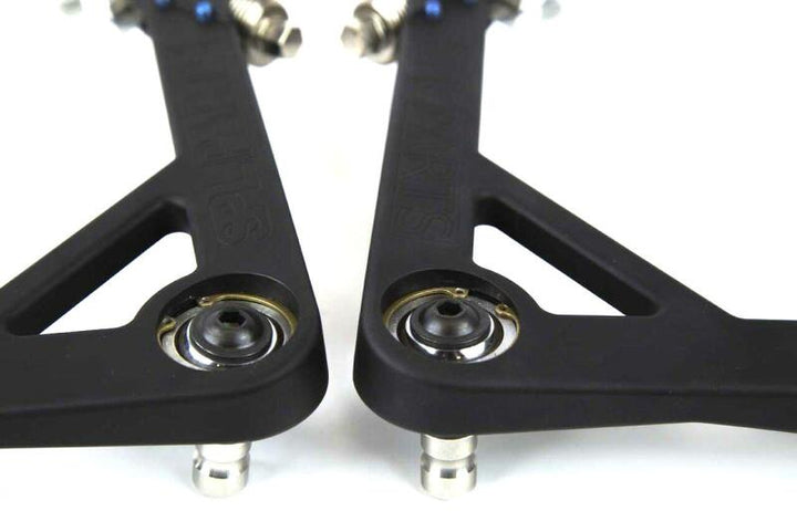 SPL Parts 2009+ Nissan 370Z Front Upper Camber/Caster Arms - Bull Strap