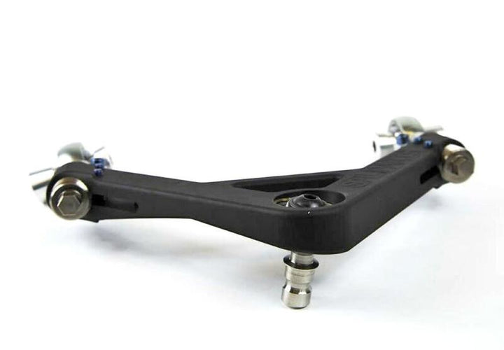 SPL Parts 2009+ Nissan 370Z Front Upper Camber/Caster Arms - Bull Strap