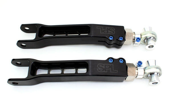SPL Parts 2009+ Nissan 370Z Rear Camber Links (Billet Version) - Bull Strap