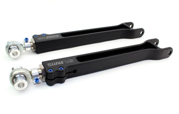 SPL Parts 2009+ Nissan 370Z Rear Toe Arms (Billet Version) - Bull Strap