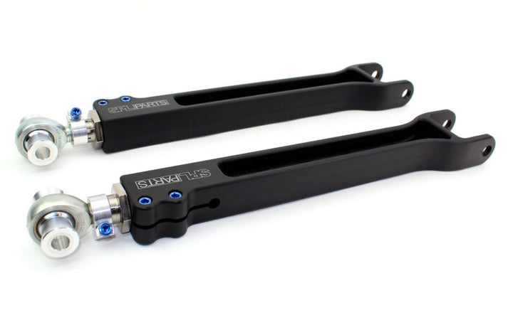 SPL Parts 2009+ Nissan 370Z Rear Toe Arms (Billet Version) - Bull Strap