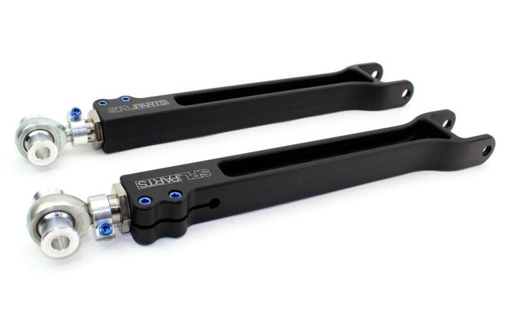 SPL Parts 2009+ Nissan 370Z Rear Toe Arms (Billet Version) - Bull Strap