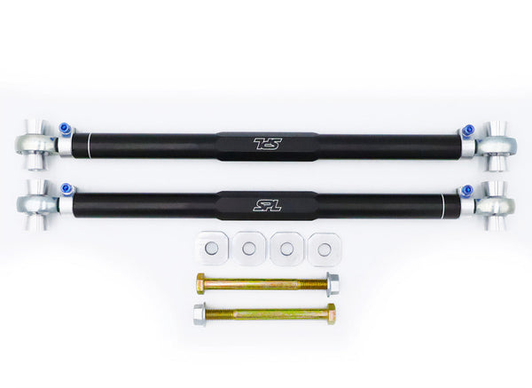 SPL Parts 2016+ Chevrolet Camaro (Gen 6) Rear Toe Links w/Eccentric Lockout - Bull Strap