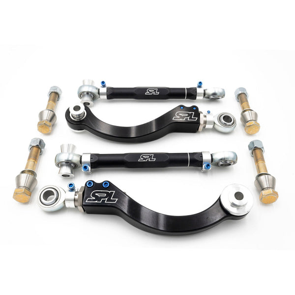 SPL Parts 2021+ BMW G80 M3/ G82/G83 M4 / G87 M2 Adj Rear Upper Camber/Lateral & Upper Traction Links - Bull Strap