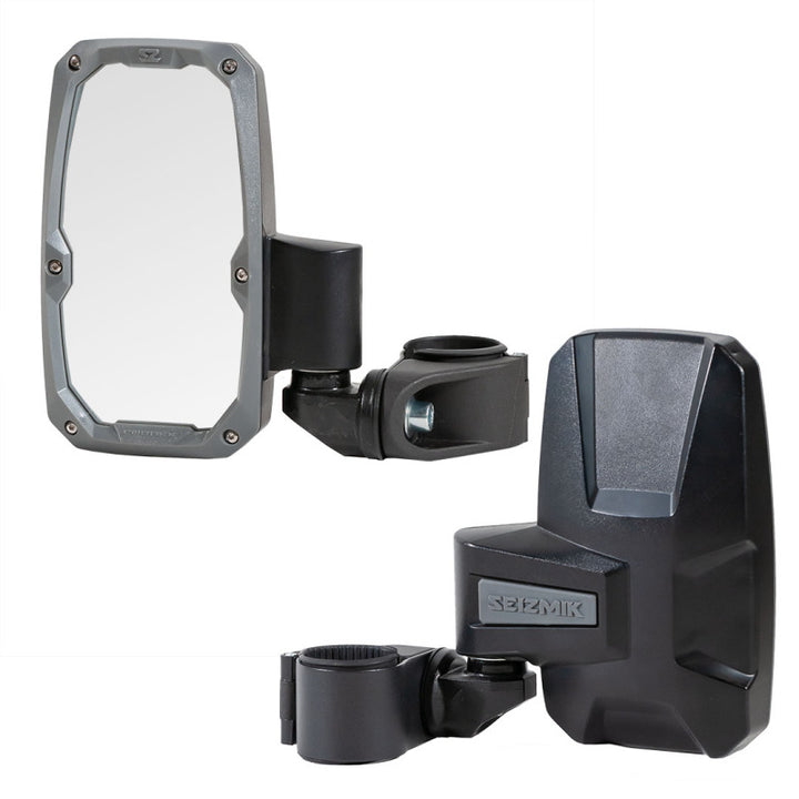 Seizmik 04+ Can /Hon/ Kaw/ Kub/ Pol/ Yam Embark Sideview Mirror - 2 in. Clamp Pair - Bull Strap