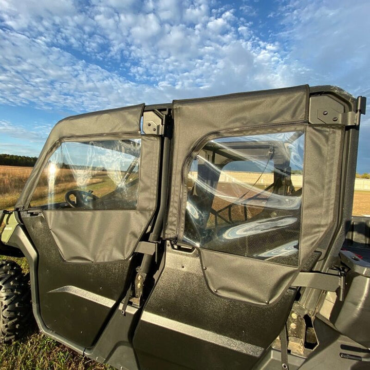 Seizmik 17-22 Can Am Defender HD7-HD10 Soft Upper Door Kit - Bull Strap