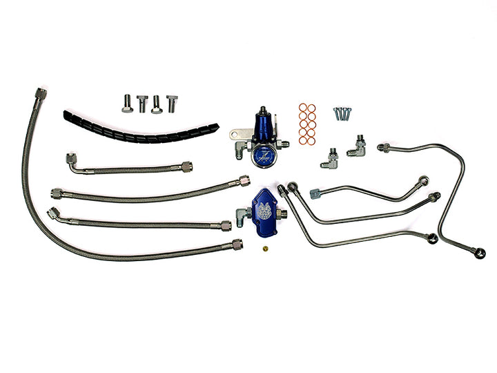 Sinister Diesel 03-07 Ford 6.0L Regulated Fuel Return Kit - Bull Strap