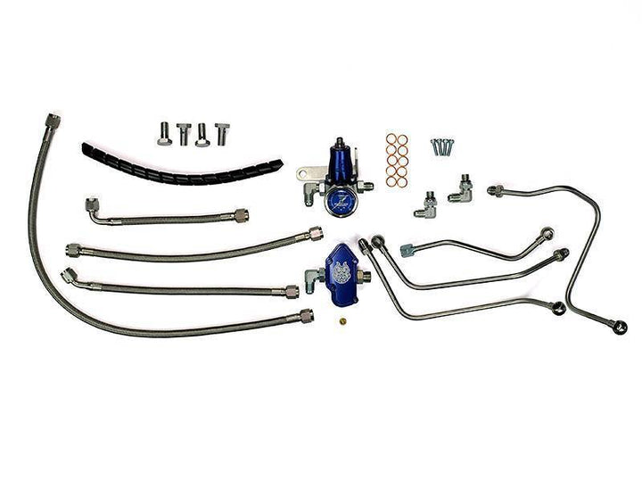 Sinister Diesel 03-07 Ford 6.0L Regulated Fuel Return Kit - Bull Strap