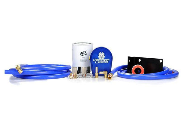 Sinister Diesel 07.5-12 Dodge 6.7L Cummins Coolant Filtration System w/ Wix Filter - Bull Strap
