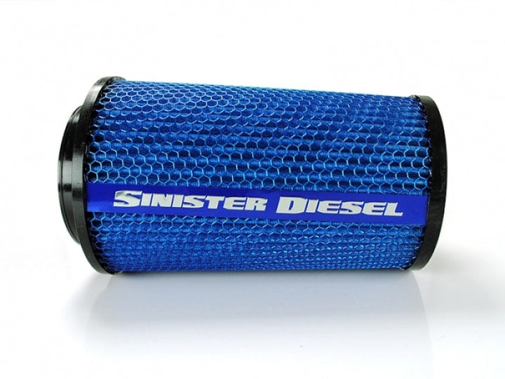 Sinister Diesel 4in ID 10in Tall Replacement Air Filter - Bull Strap