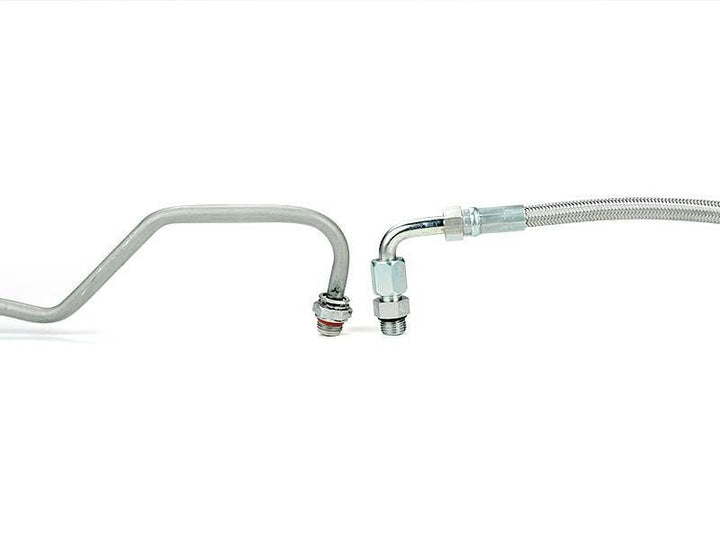 Sinister Diesel Turbo Coolant Feed Line for 2011-2016 Ford Powerstroke 6.7L - Bull Strap