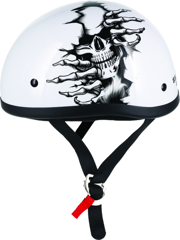 Skid Lids Born Wild Original Helmet - Medium - Bull Strap