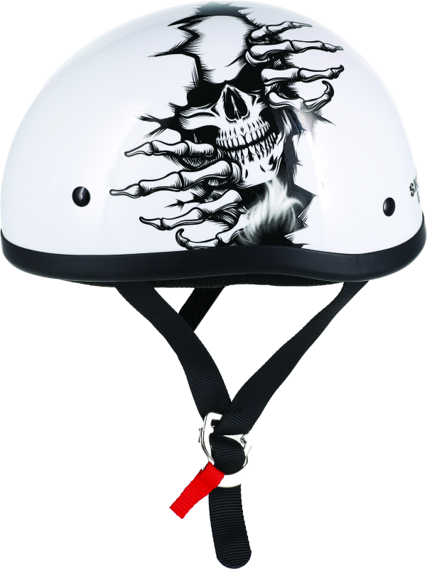 Skid Lids Born Wild Original Helmet - XL - Bull Strap