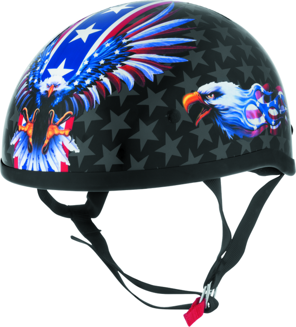 Skid Lids Flame Eagle Original Helmet - Large - Bull Strap