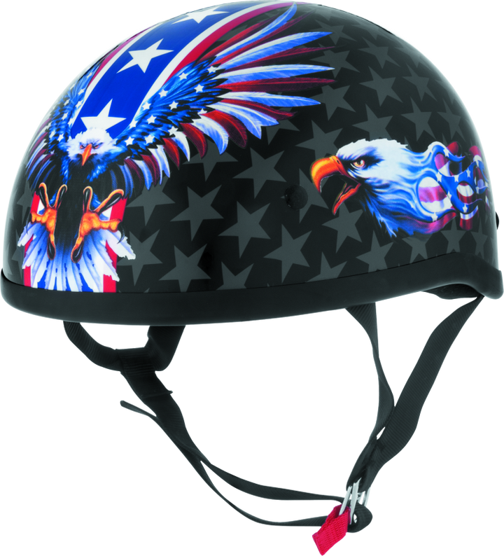 Skid Lids Flame Eagle Original Helmet - Small - Bull Strap