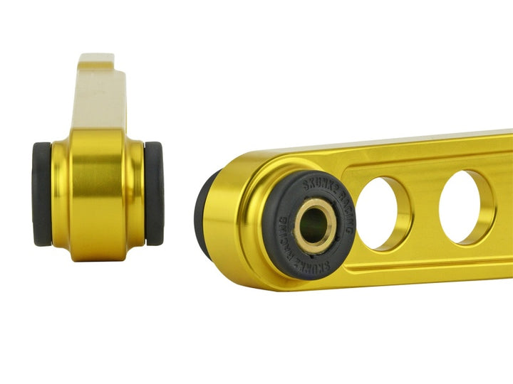 Skunk2 01-05 Honda Civic Gold Anodized Rear Lower Control Arm (Includes Socket Tool) - Bull Strap