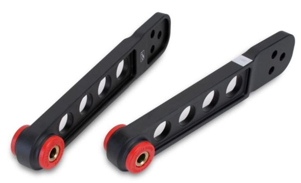 Skunk2 01-05 Honda Civic Rear Lower Control Arm (Black Series) (Includes Socket Tool) - Bull Strap