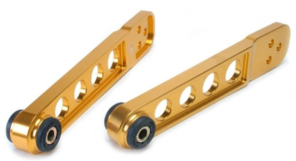 Skunk2 02-06 Honda Element/02-06 Acura RSX Gold Anodized Rear Lower Control Arm (Incl. Socket Tool) - Bull Strap
