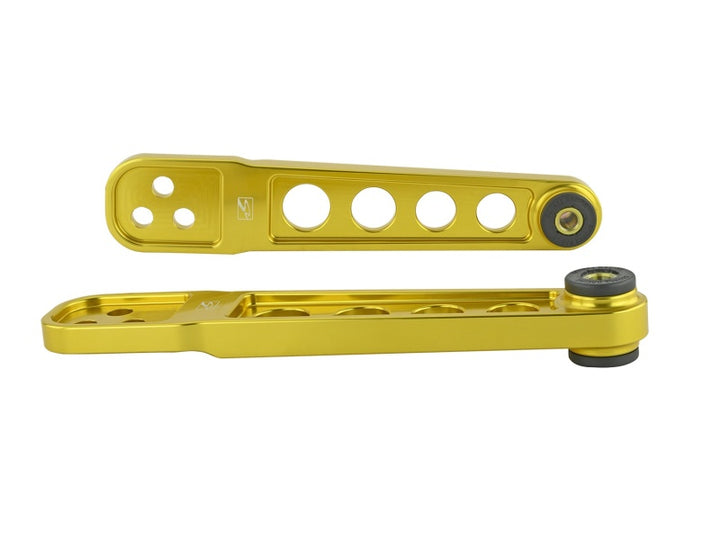 Skunk2 02-06 Honda Element/02-06 Acura RSX Gold Anodized Rear Lower Control Arm (Incl. Socket Tool) - Bull Strap
