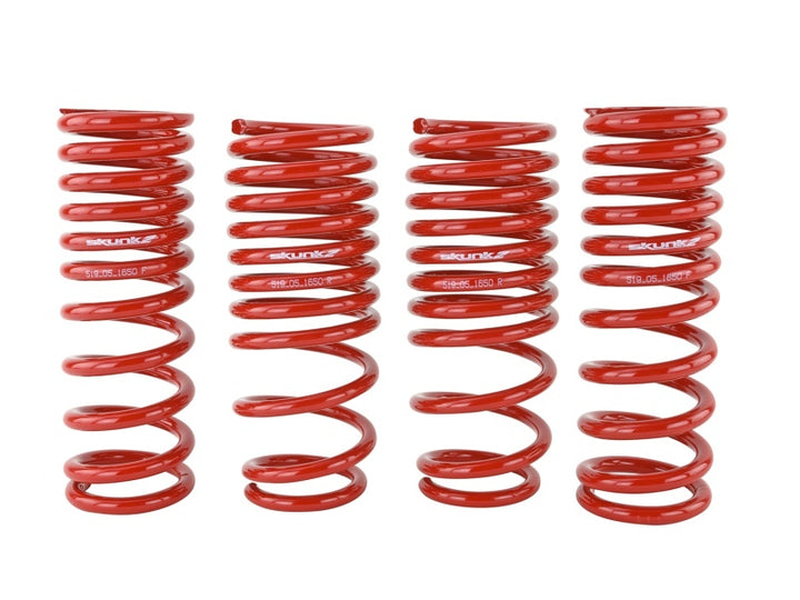 Skunk2 88-91 Honda Civic/CRX Lowering Springs (2.50in - 2.25in.) (Set of 4) - Bull Strap