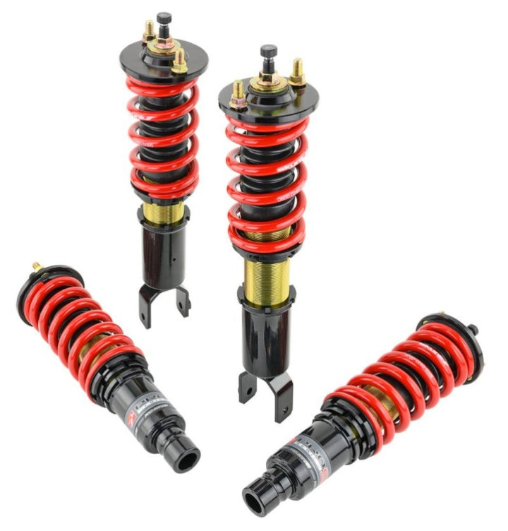 Skunk2 88-91 Honda Civic/CRX Pro-ST Coilovers (Front 10 kg/mm - Rear 8 kg/mm) - Bull Strap