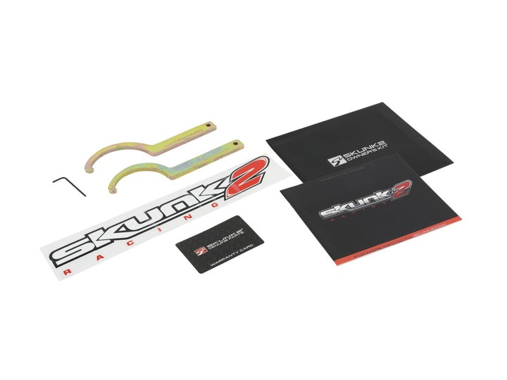 Skunk2 88-91 Honda Civic/CRX Pro-ST Coilovers (Front 10 kg/mm - Rear 8 kg/mm) - Bull Strap