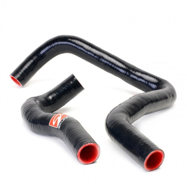Skunk2 94-01 Acura Integra (Non Type R) Radiator Hose Kit (Blk/Rd 2 Hose Kit) - Bull Strap
