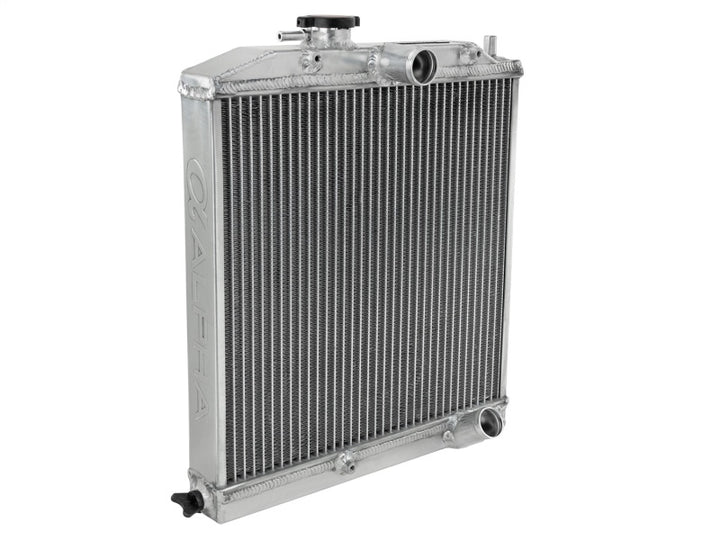 Skunk2 Alpha Series 88-91 Honda Civic/CRX Radiator (Half Size) (Dual Core) - Bull Strap