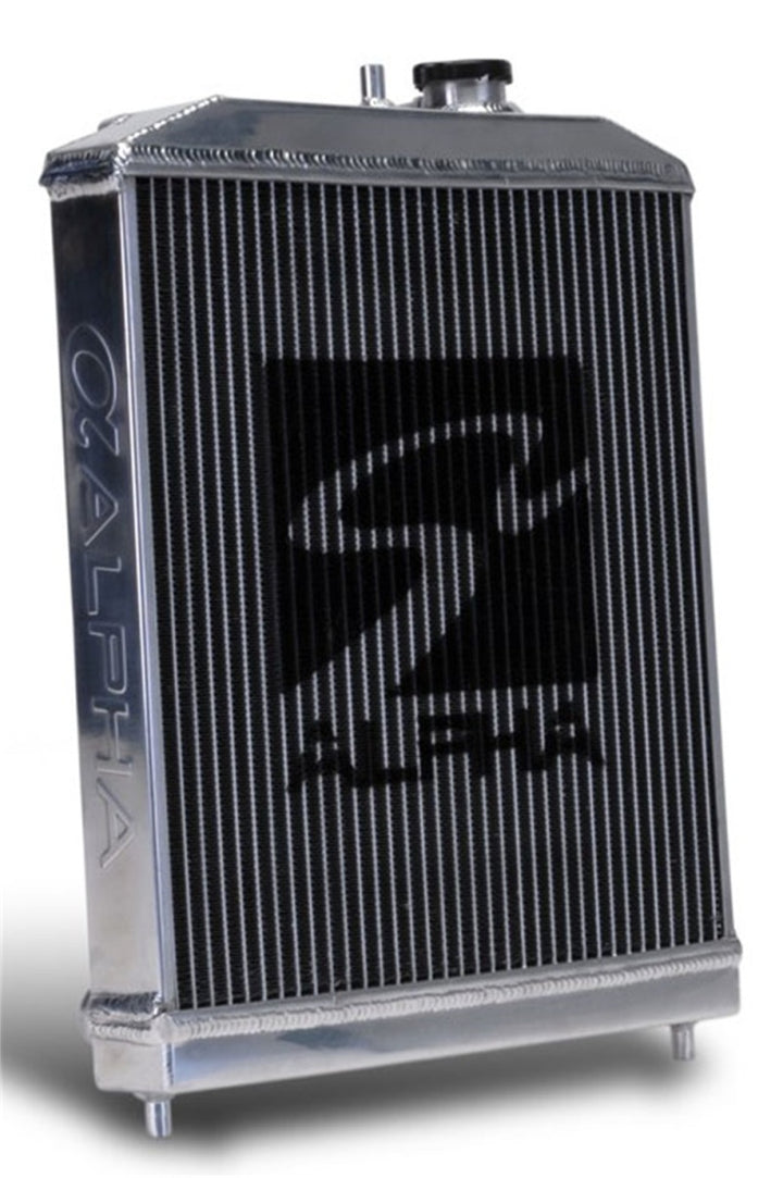 Skunk2 Alpha Series 92-00 Honda Civic Radiator (Half Size) (Dual Core) (Manual Trans.) - Bull Strap