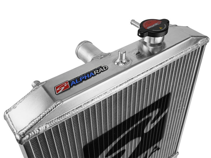 Skunk2 Alpha Series 92-00 Honda Civic Radiator (Half Size) (Dual Core) (Manual Trans.) - Bull Strap