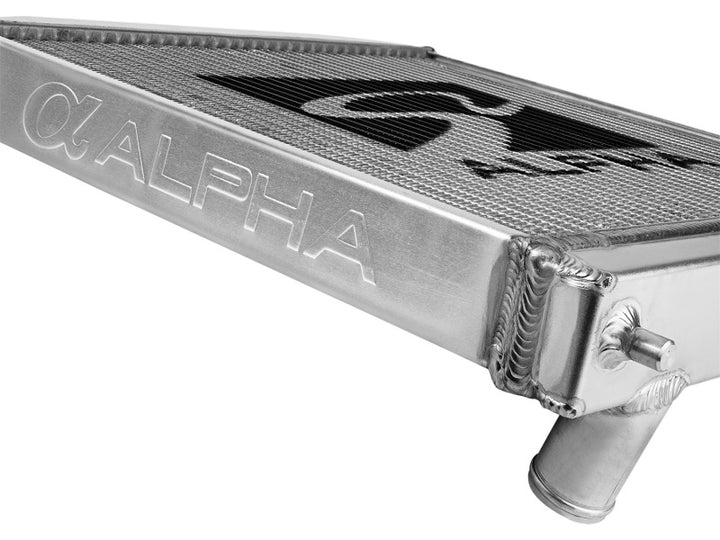 Skunk2 Alpha Series 92-00 Honda Civic Radiator (Half Size) (Dual Core) (Manual Trans.) - Bull Strap