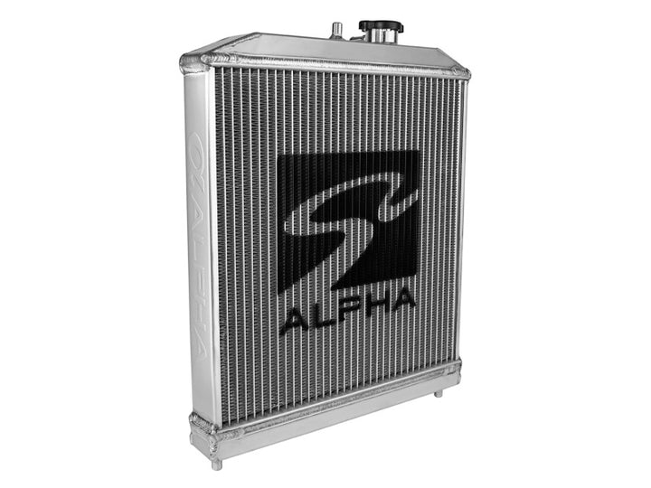 Skunk2 Alpha Series 92-00 Honda Civic Radiator (Half Size) (Dual Core) (Manual Trans.) - Bull Strap