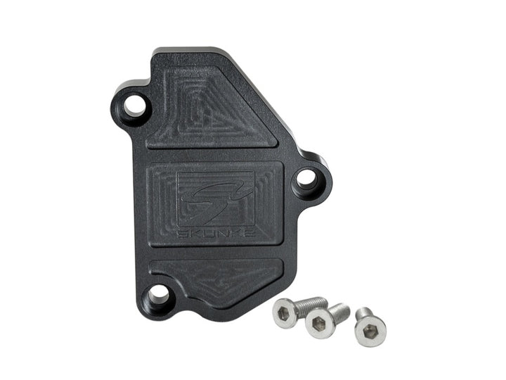Skunk2 B-Series VTEC Black Anodized Block Off Plate - Bull Strap